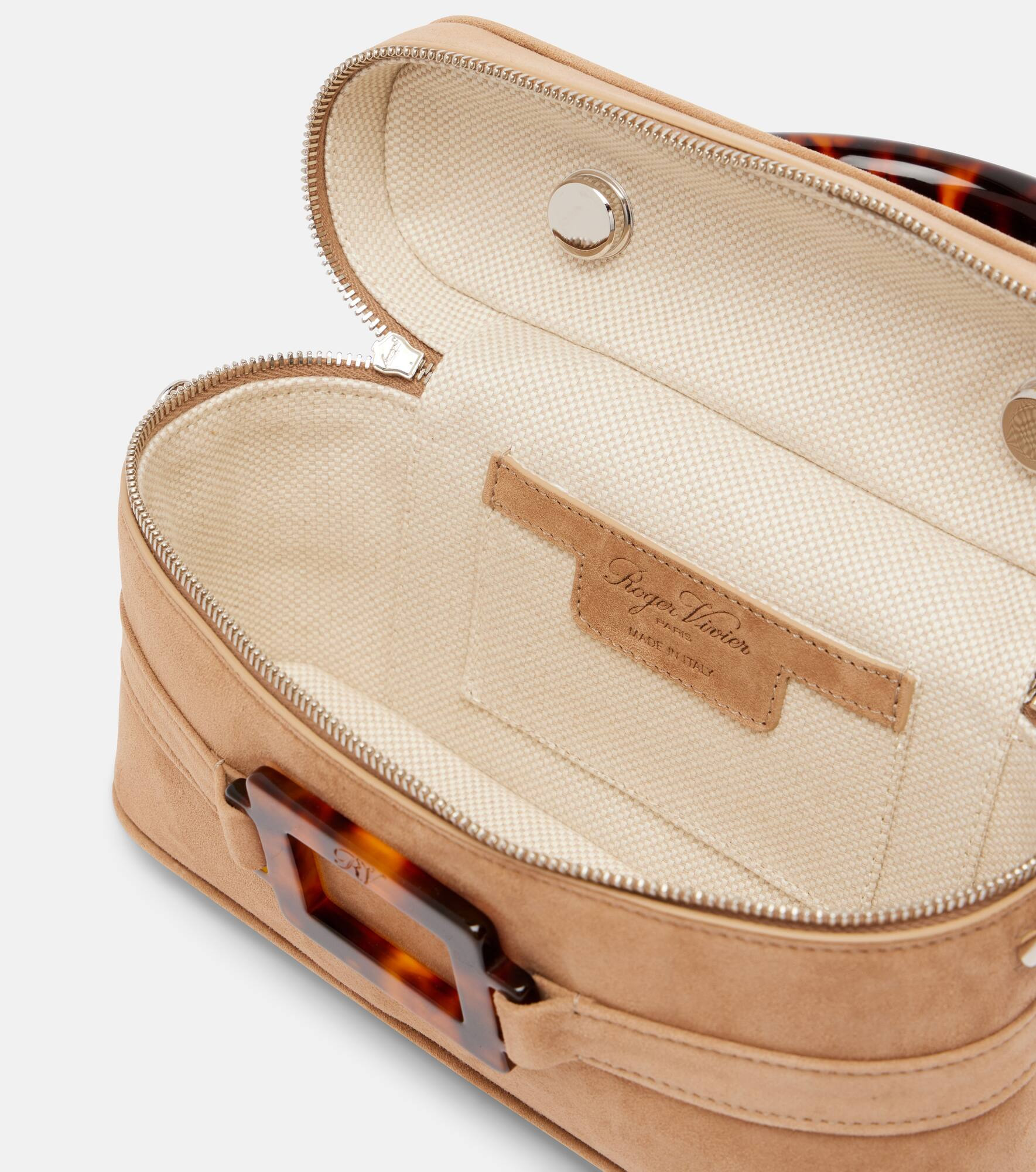 Vanity Mini suede tote bag - 3