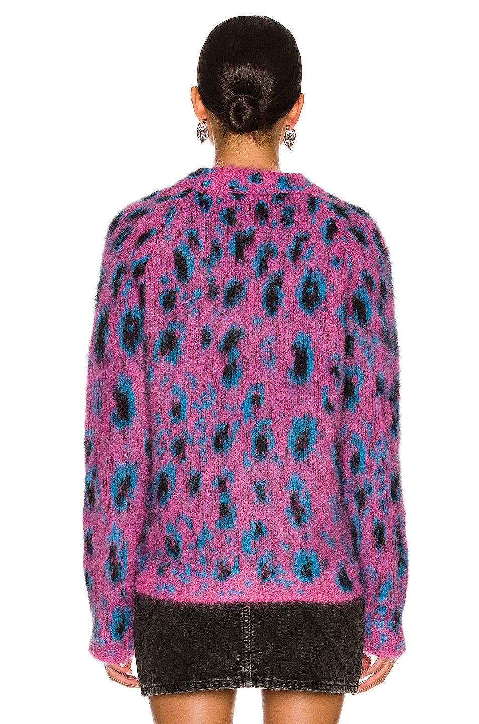 Miu miu leopard cardigan hotsell