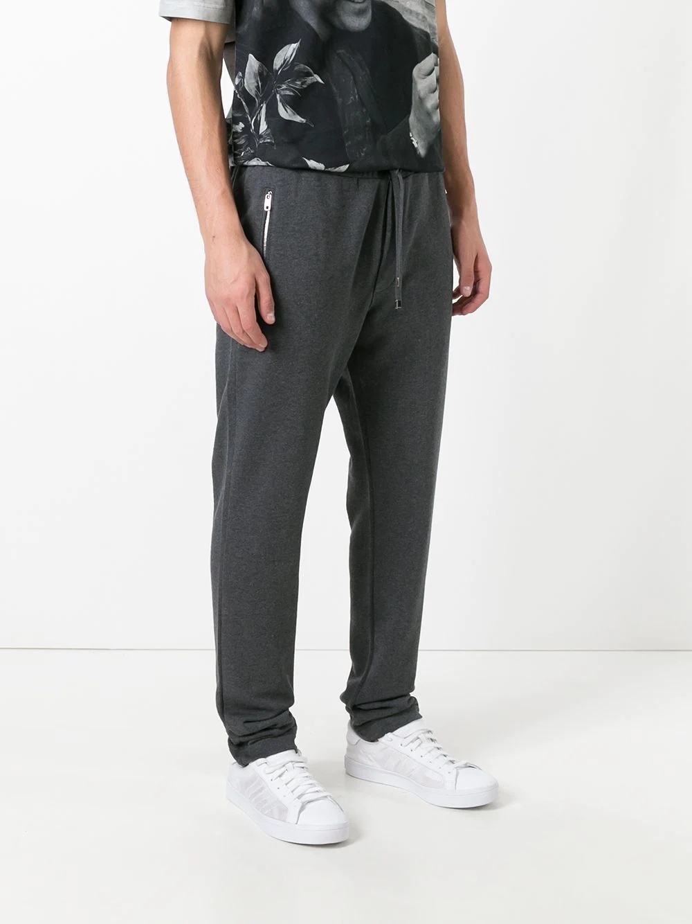 drawstring track pants - 3