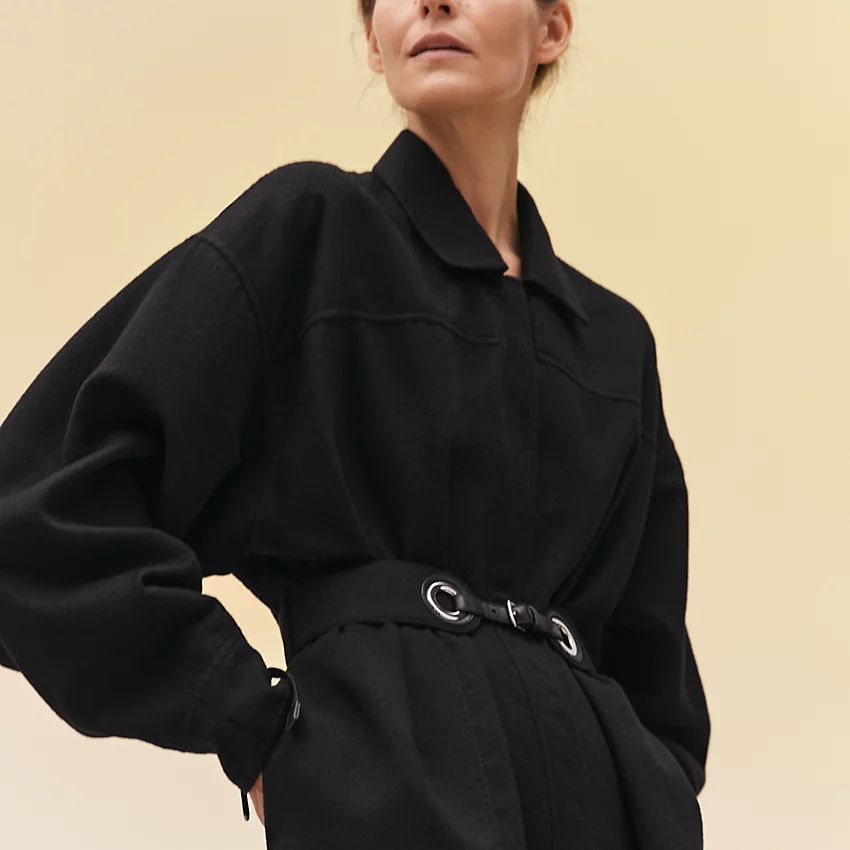 Wide belted coat - 3