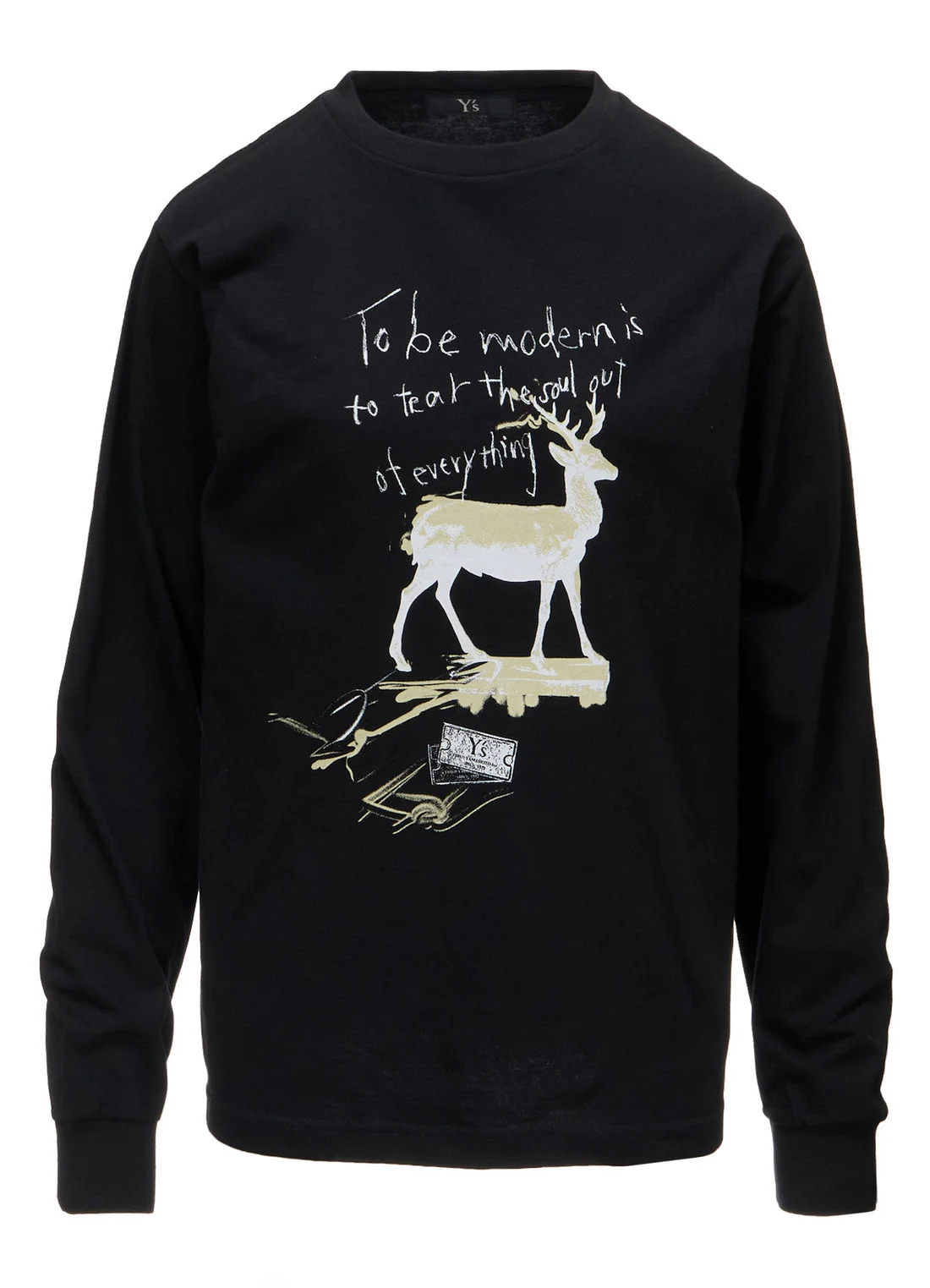 MESSAGE SWEATSHIRT (BLACK) - 1