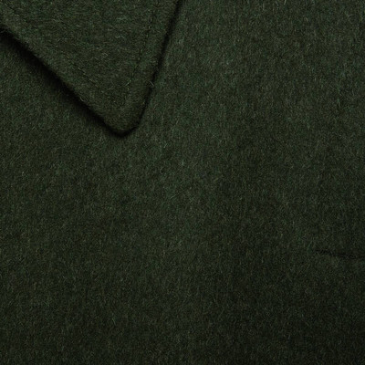 GUCCI Wool alpaca coat with Gucci label outlook