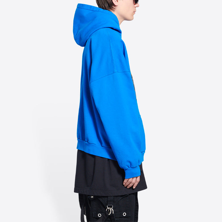 Balenciaga x THE SIMPSONS Cotton Hoodie Wide Fit 'Blue' 674986TLVG84210 - 6
