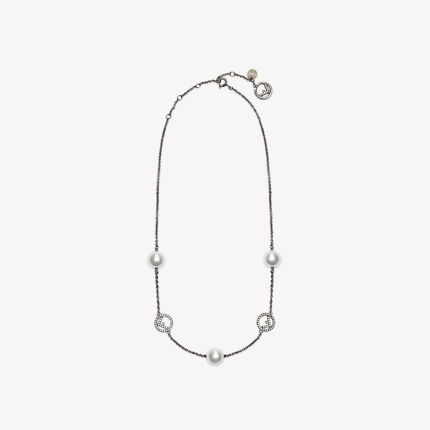 Ruthenium-colored necklace - 1