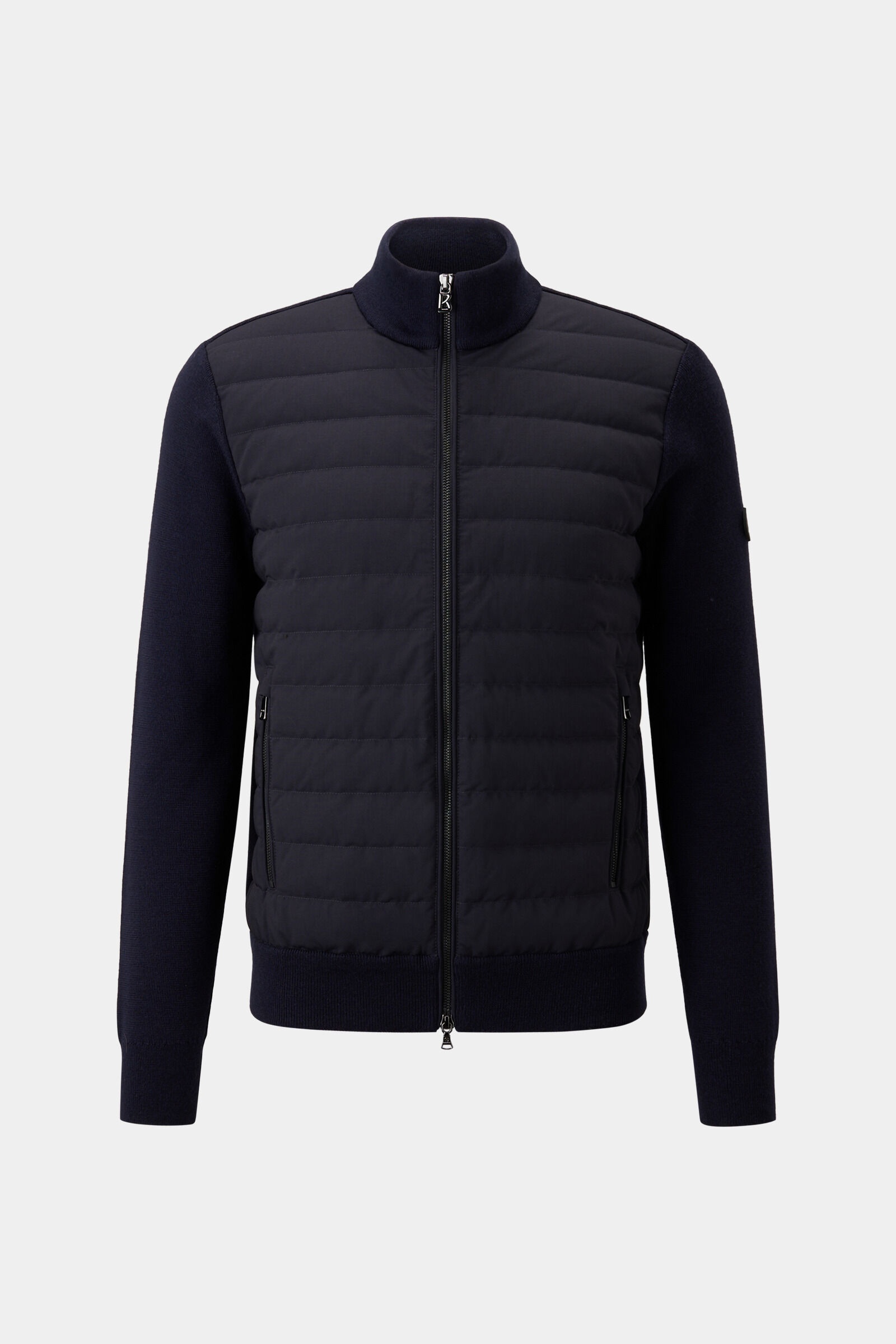 Zisco Hybrid knit jacket in Navy blue - 6