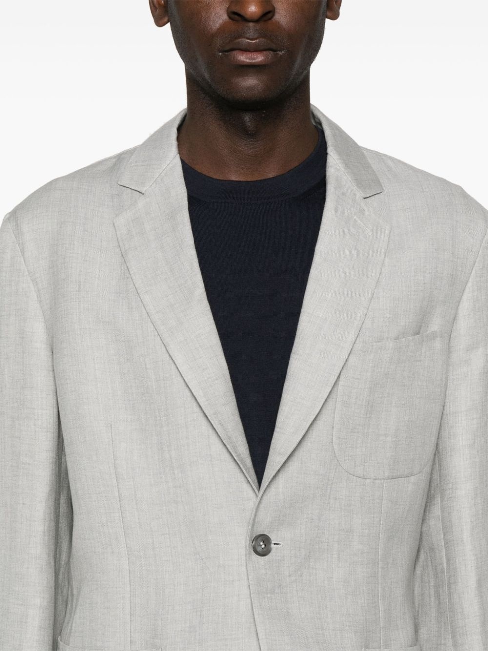 single-breasted blazer - 5