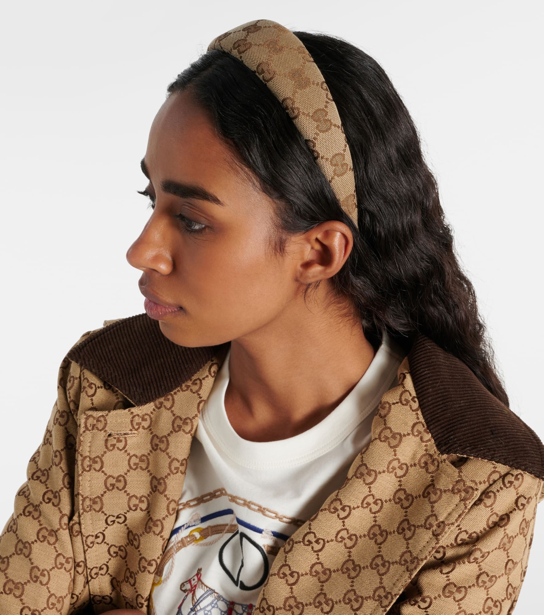 GG canvas headband - 2