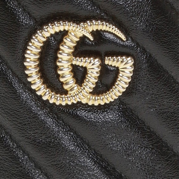 (WMNS) Gucci Marmont Series Handbag Mini Black 573817-0OLPX-8277 - 4
