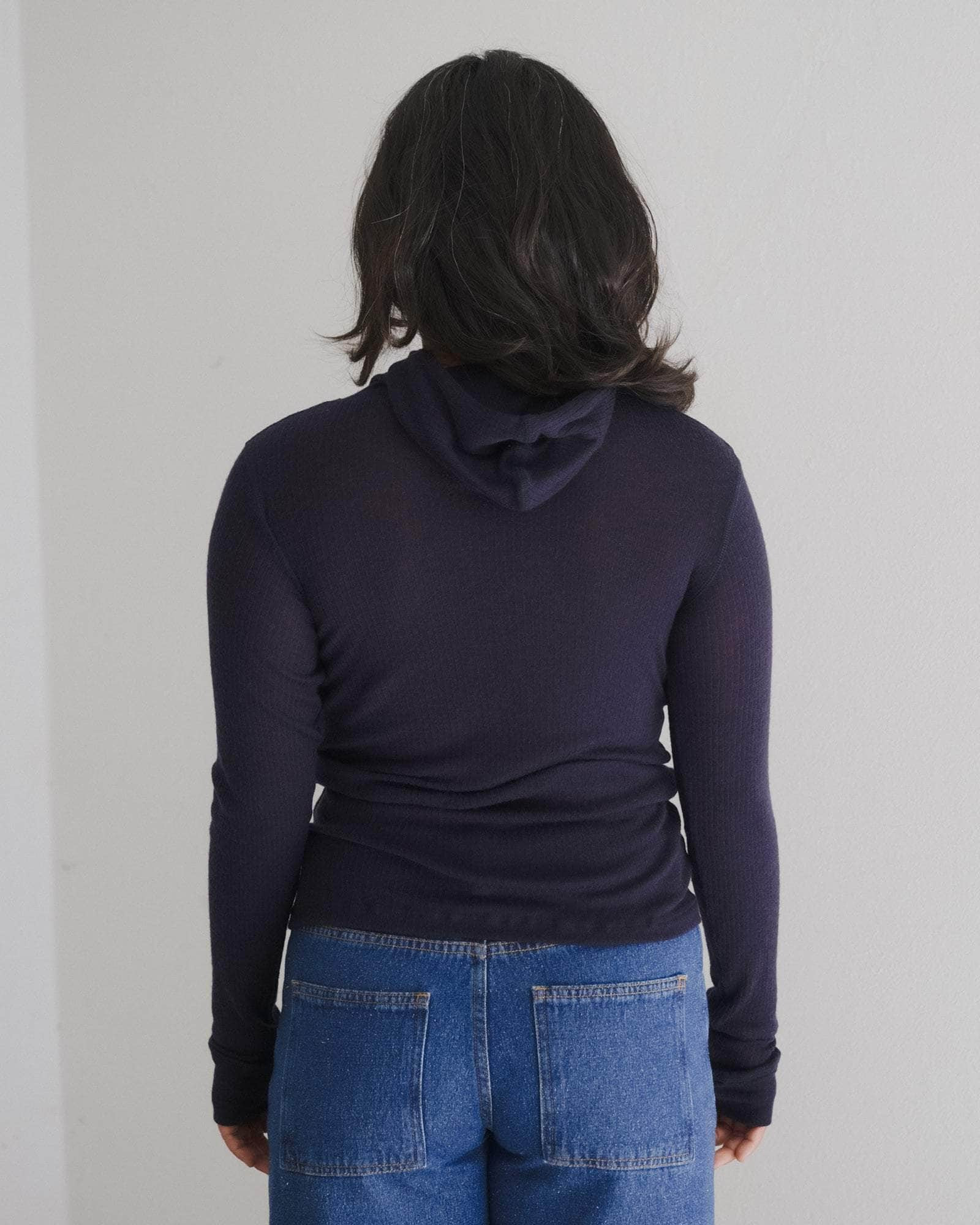 Hanifa Hoodie - Fine Wool Rib - 2