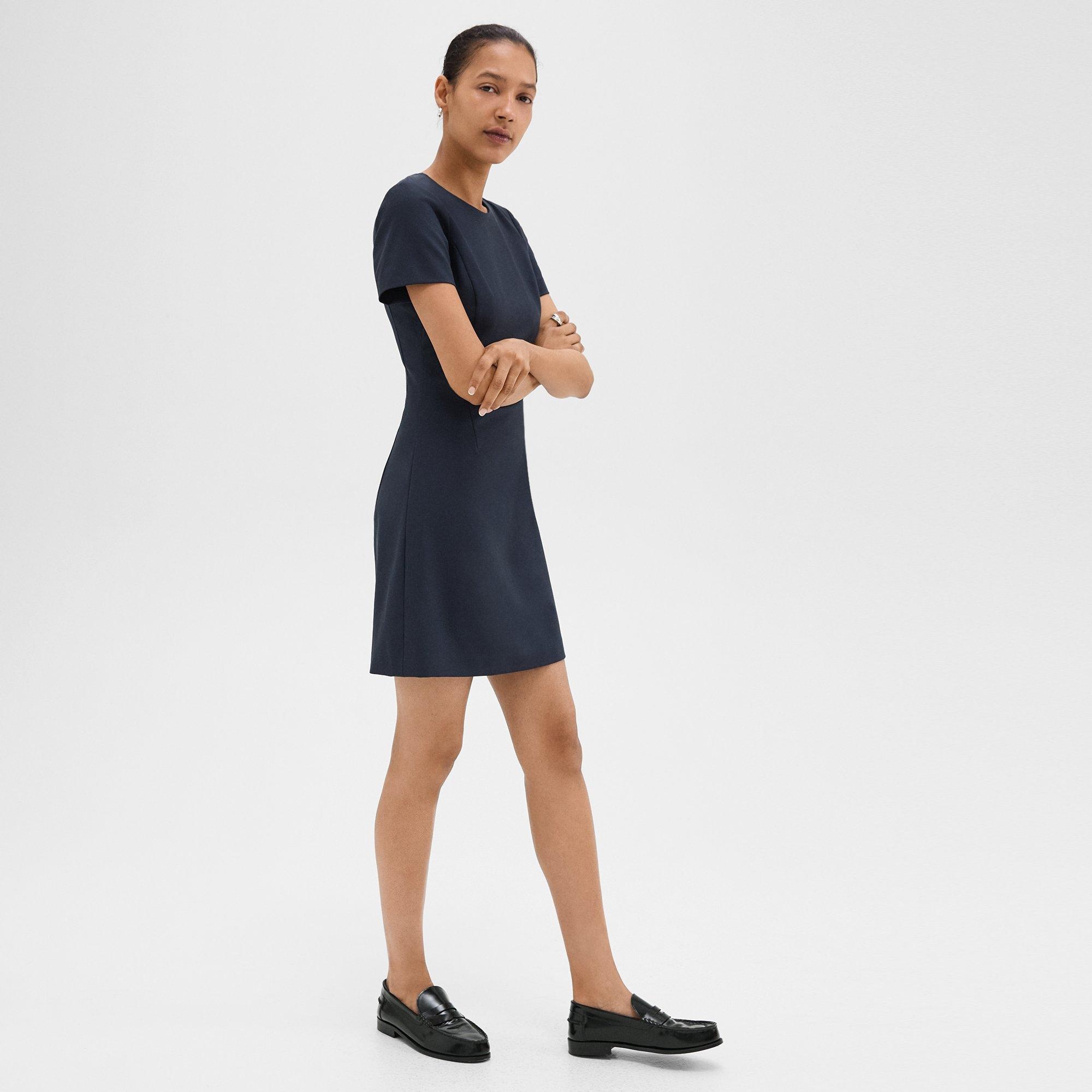 Sheath Dress in Good Wool - 3