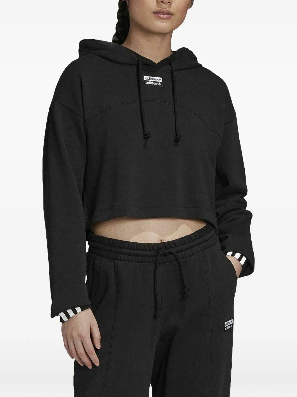 logo-print hoodie - 1