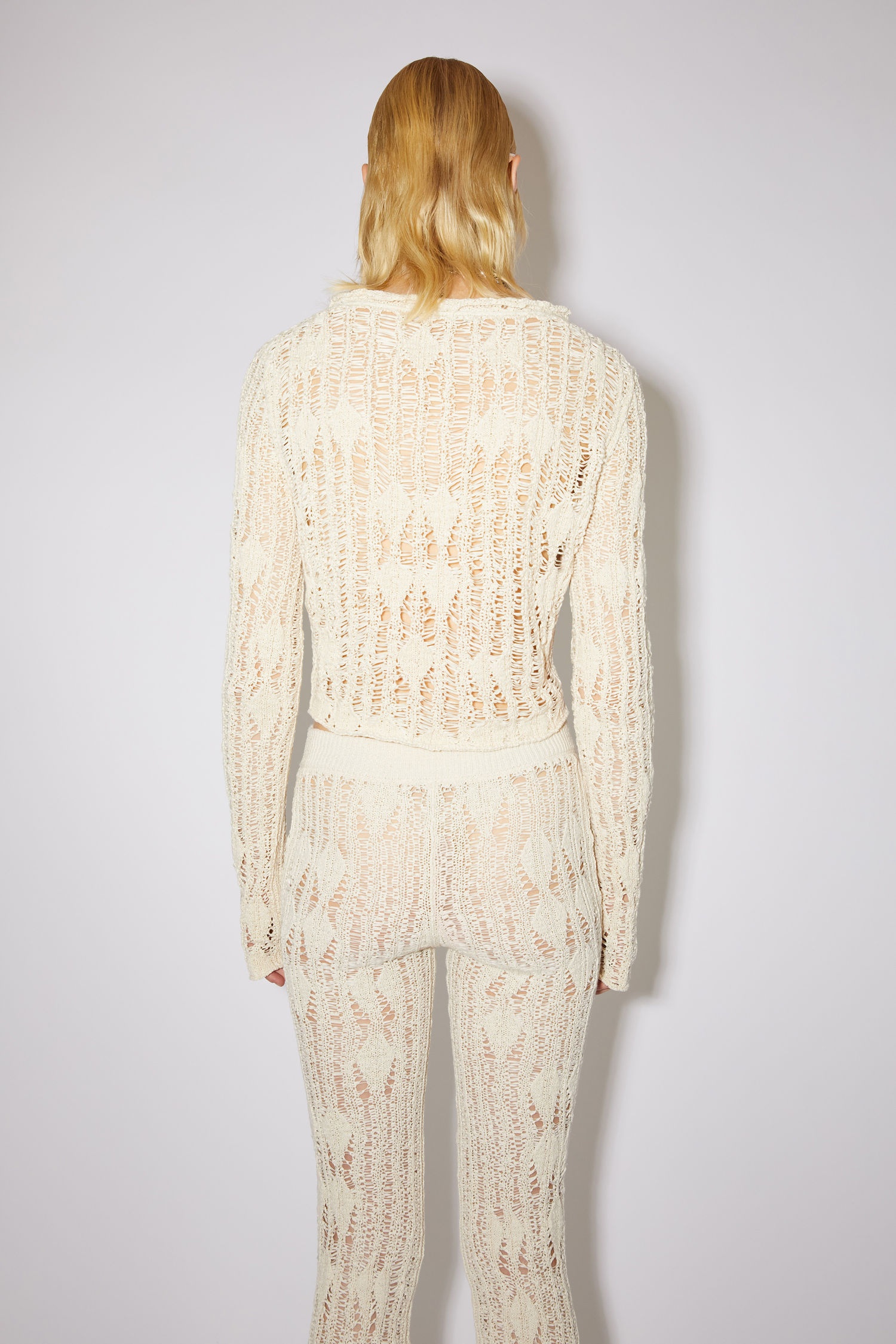 Diamond sweater - Ivory white - 3