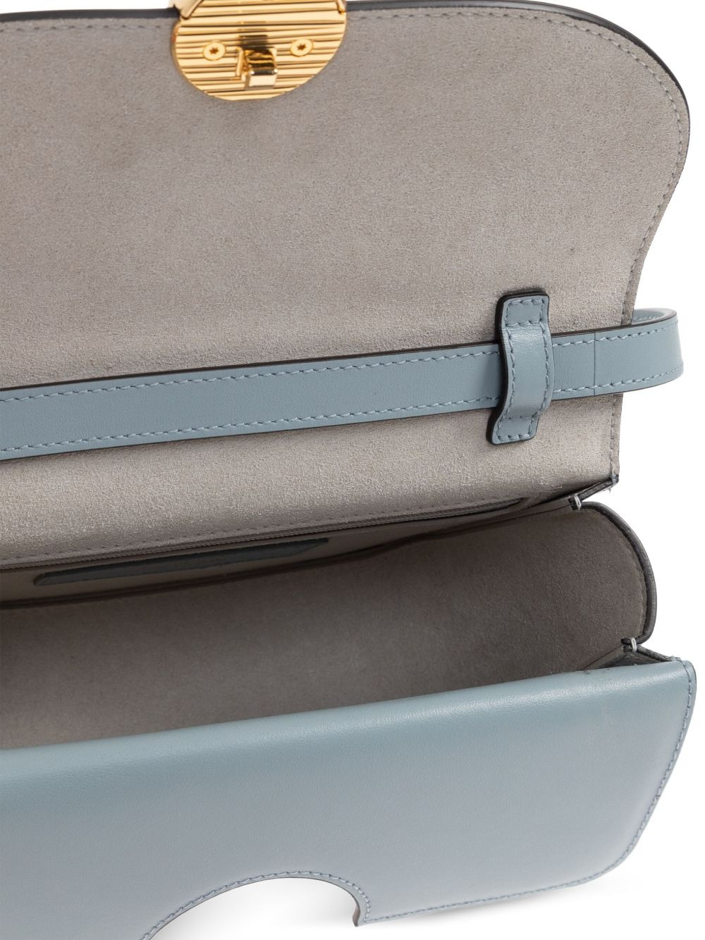 Sfera embossed leather shoulder bag - 4