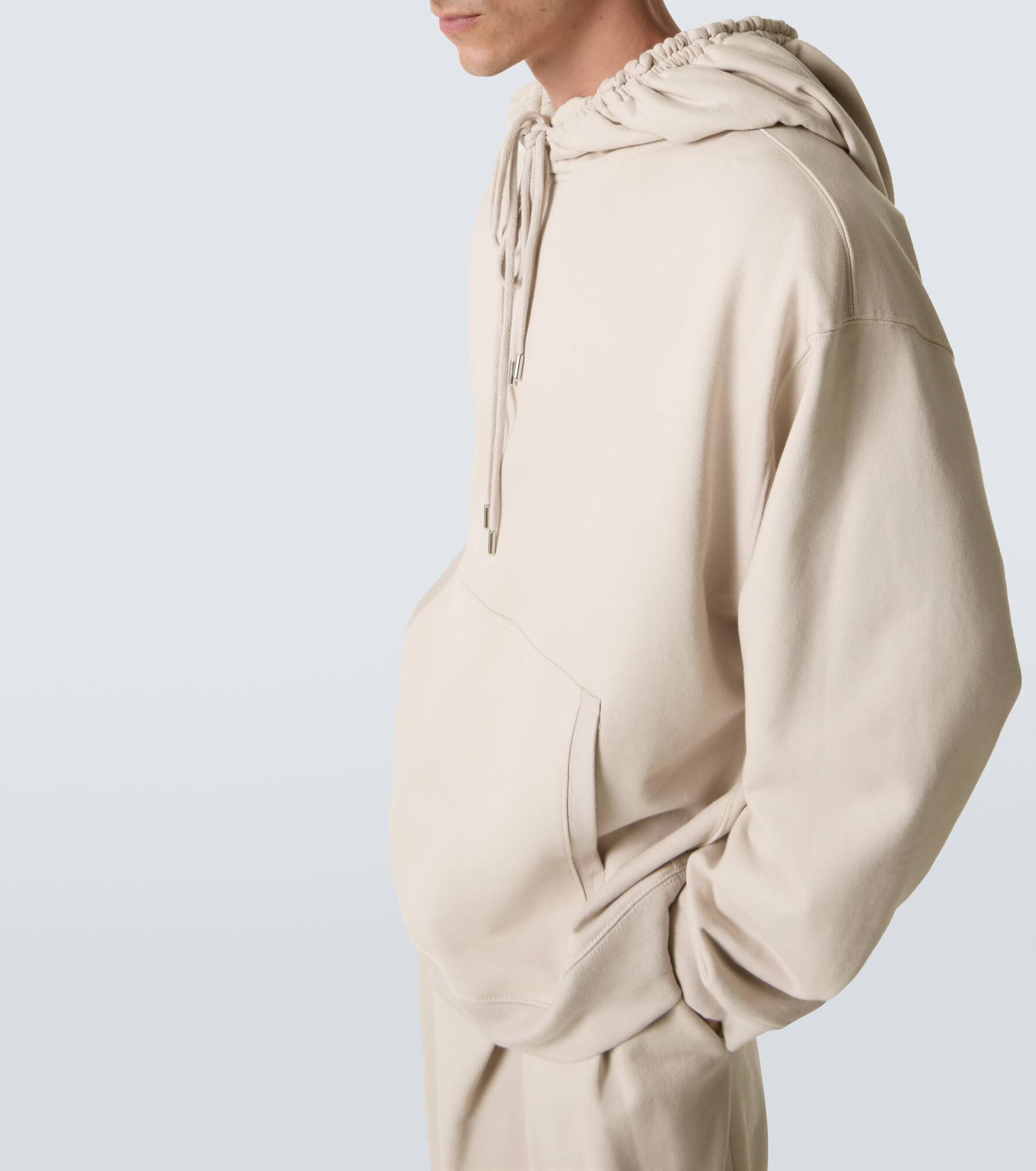 Cotton jersey hoodie - 5