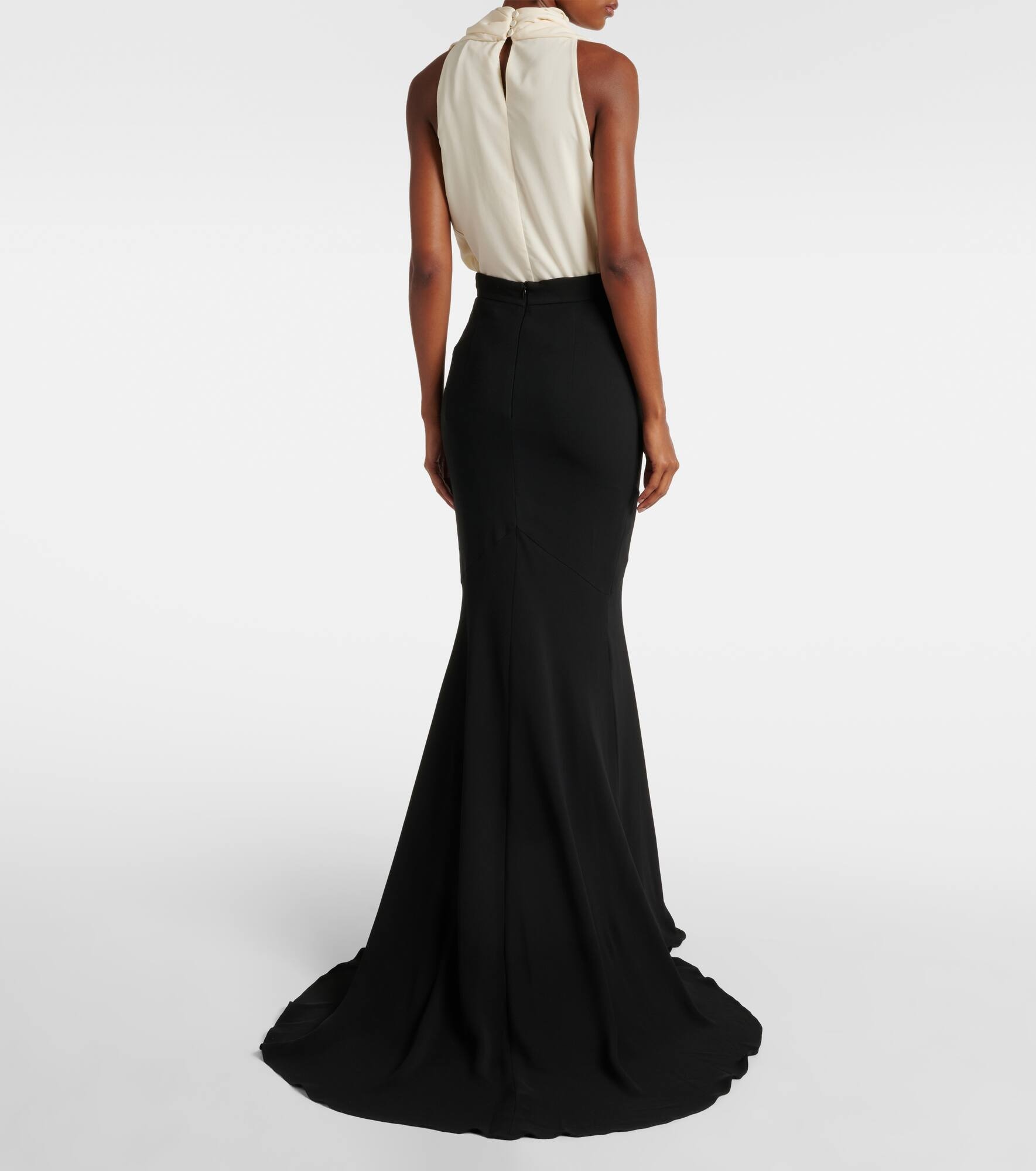 Crêpe maxi skirt - 3