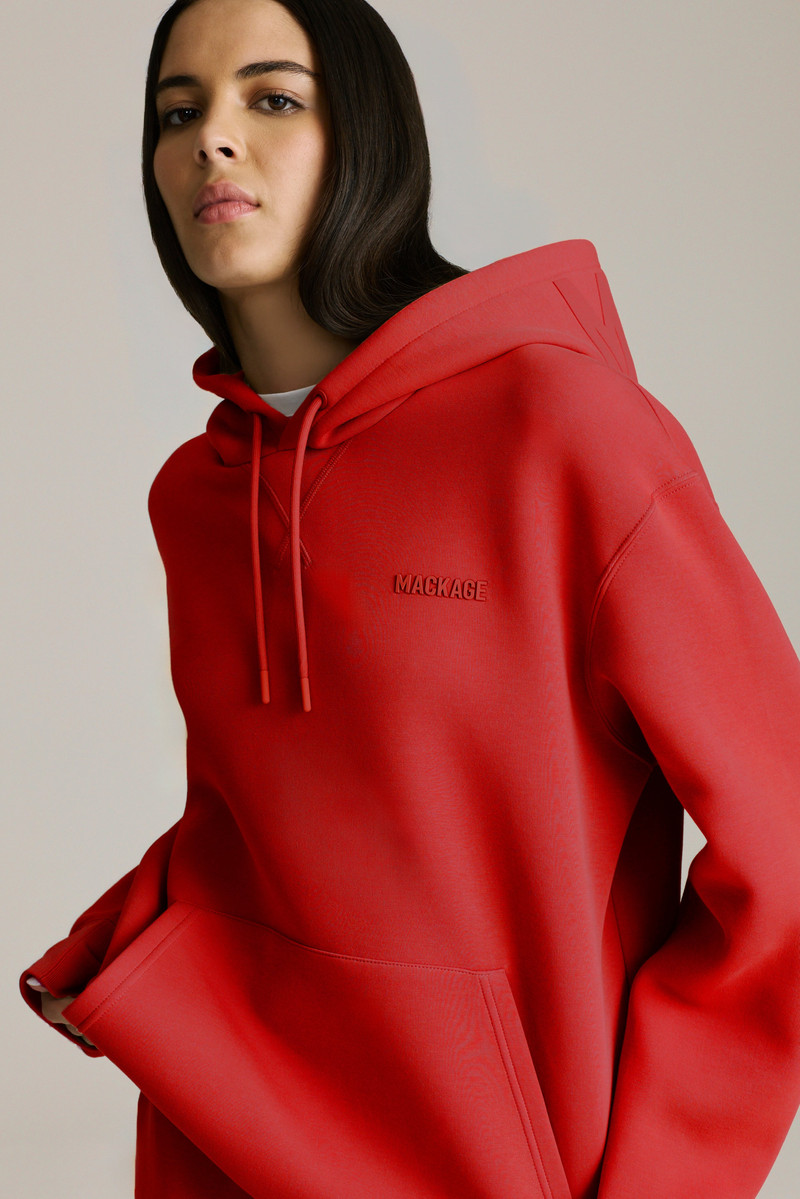 ZOSIA Double-Face Jersey Logo Hoodie 1