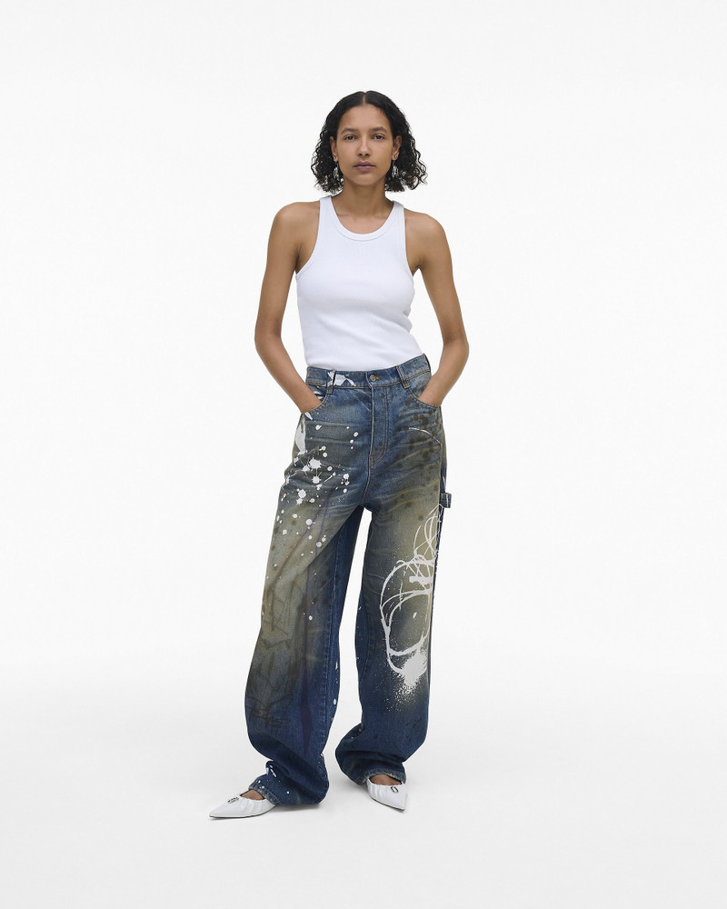FUTURA X MARC JACOBS PAINTED OVERSIZED JEAN 1