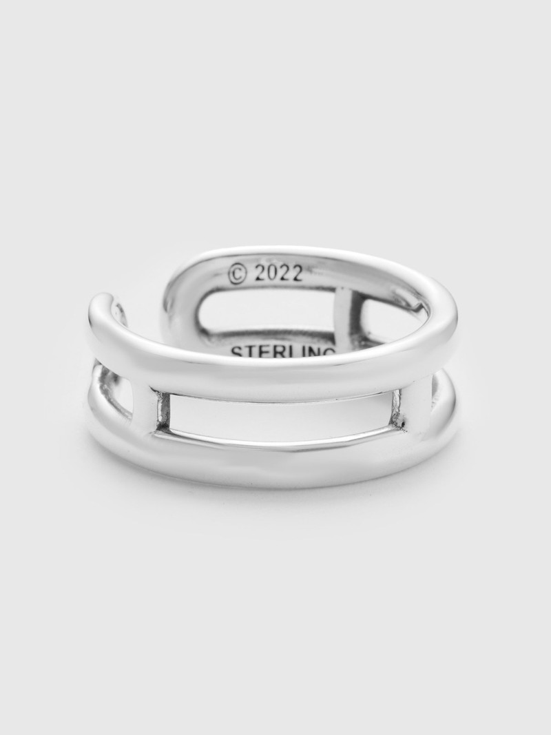 GOOD ART HLYWD Slim Cigar Band in Sterling Sliver outlook