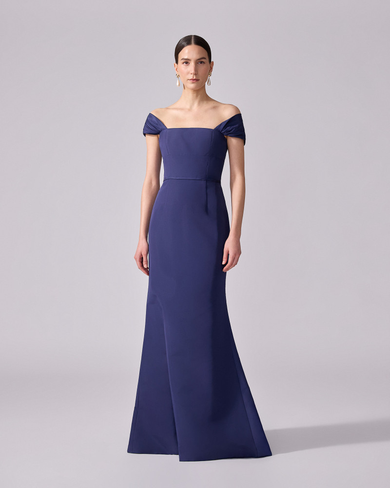 CAROLINA HERRERA Off-Shoulder Trumpet Gown outlook
