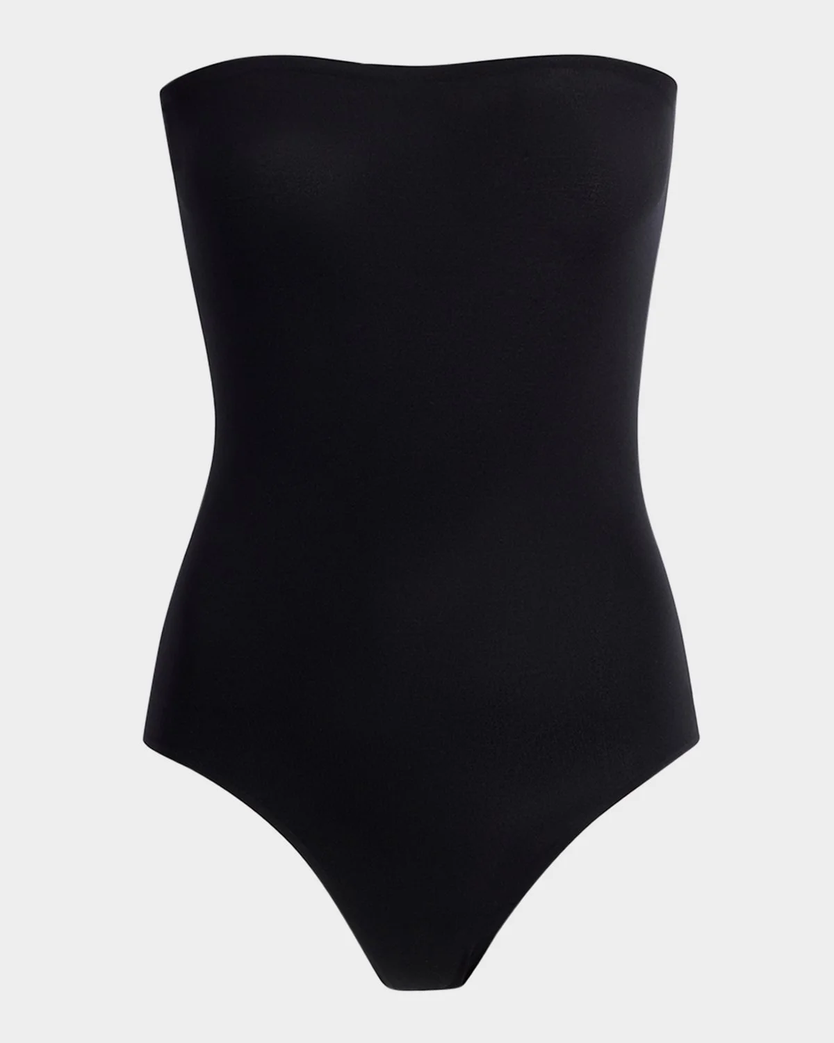 Ballet Strapless Microfiber Thong Bodysuit - 1