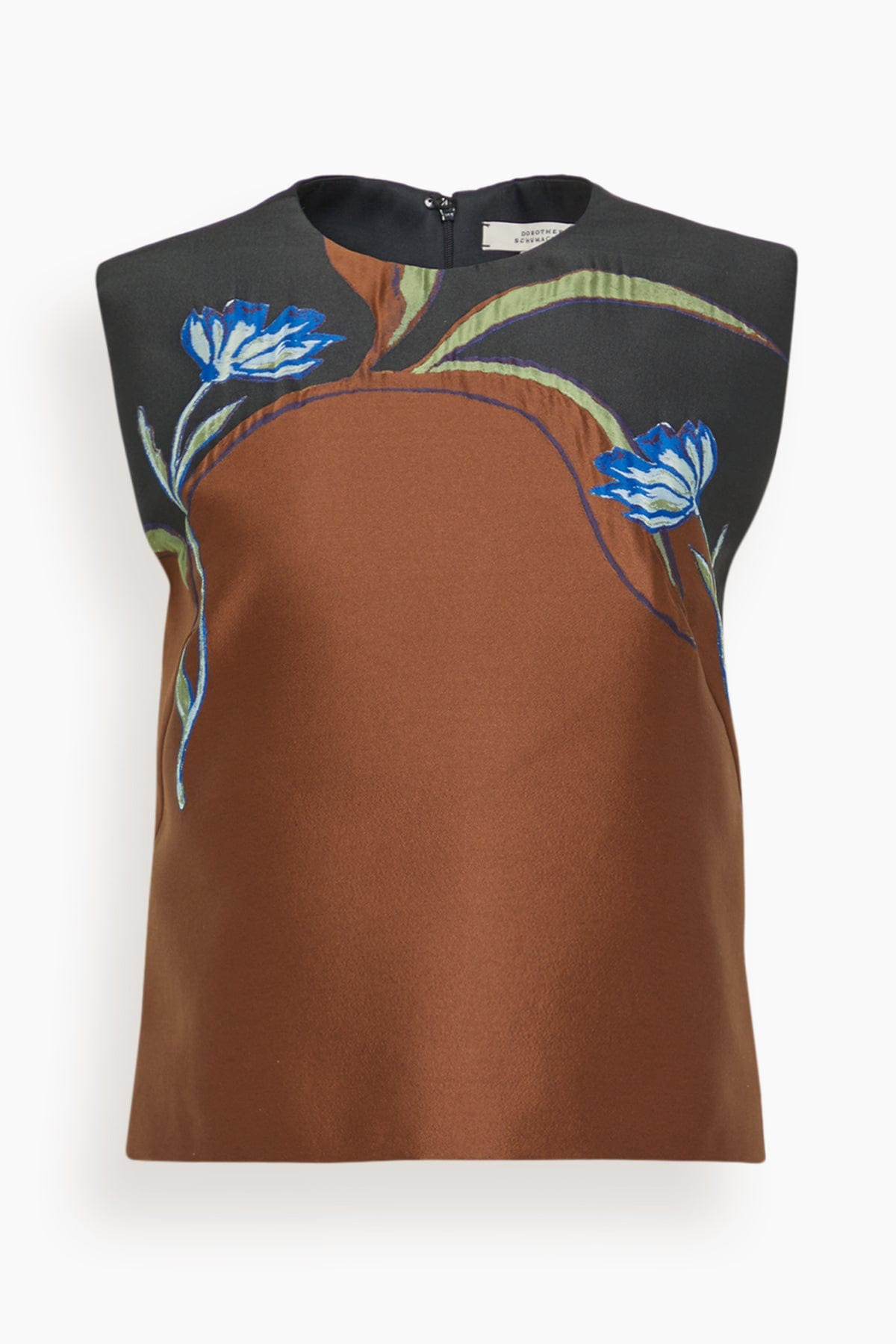 Soft Petal Top in Caramel Black - 1