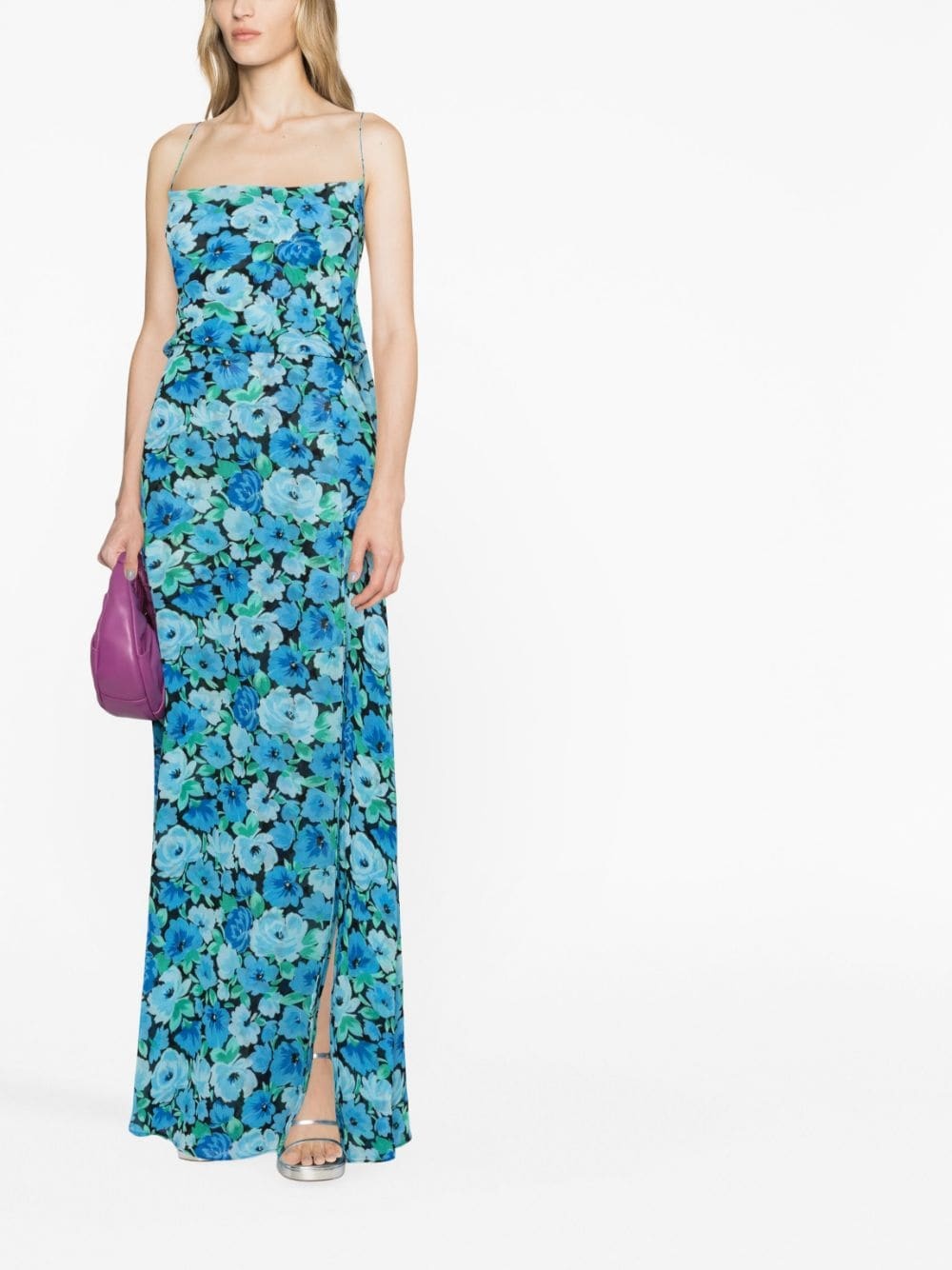 floral-print maxi dress - 2