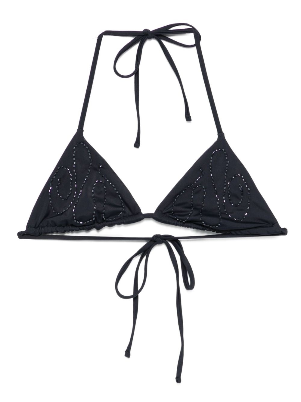 embellished bikini top - 1