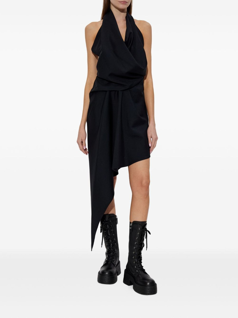 Alexander Wang halterneck asymmetric mini dress outlook