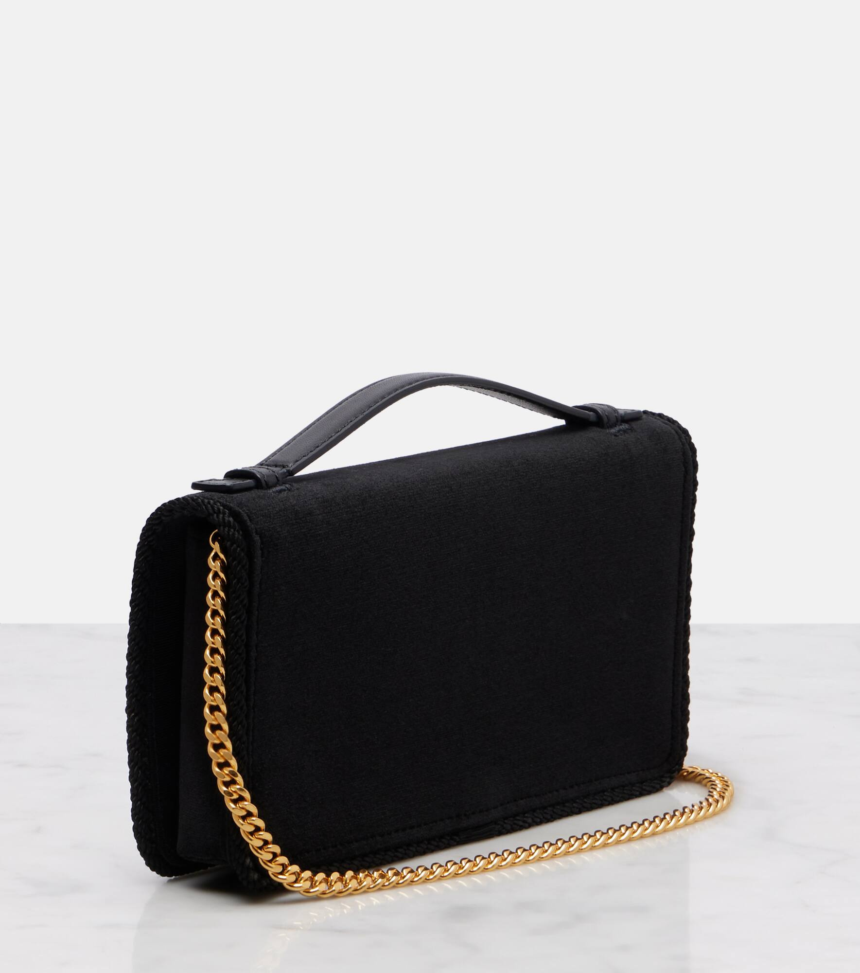 VLogo Mini velvet crossbody bag - 4