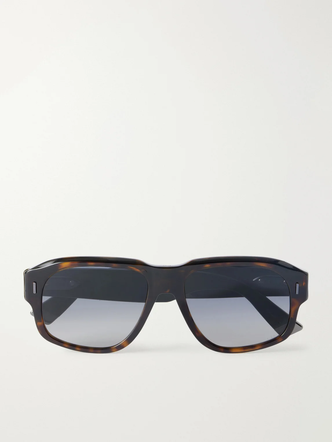 DiorTailoring N1I Havana Geometric Acetate Sunglasses - 1