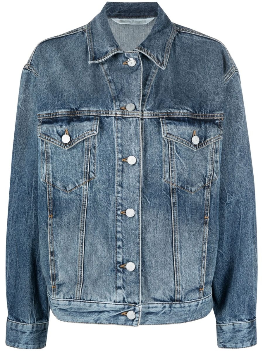 ジャケット Palm Angels SUNRISE PRINT JACKET (PWYE032_S23DEN0024784) Palm Angels Palm Angels Palms Sunrise Denim Jacket | baltini