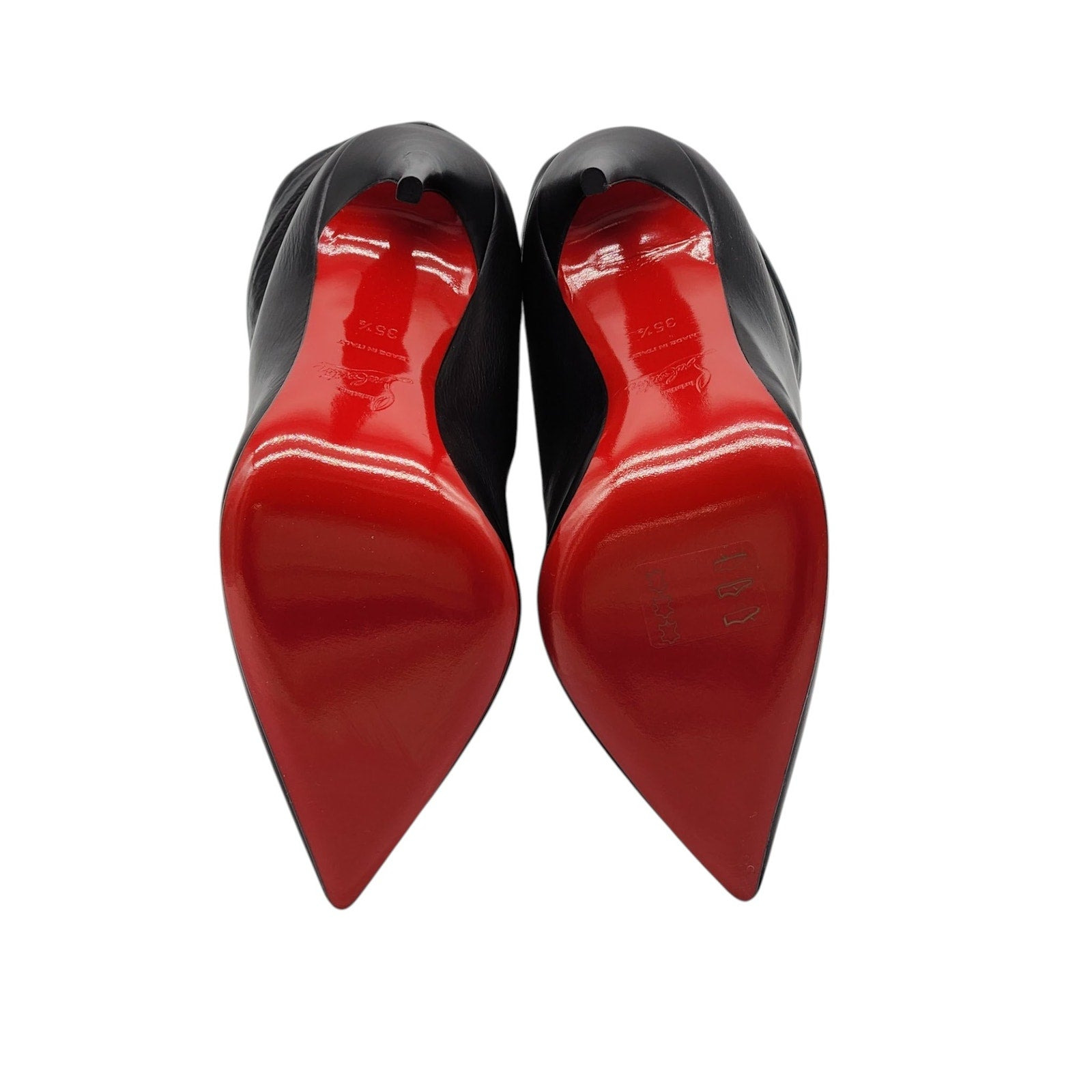 Christian Louboutin Ishtar Boots 100mm - Leather - Black EU 35.5 US 5 - 7