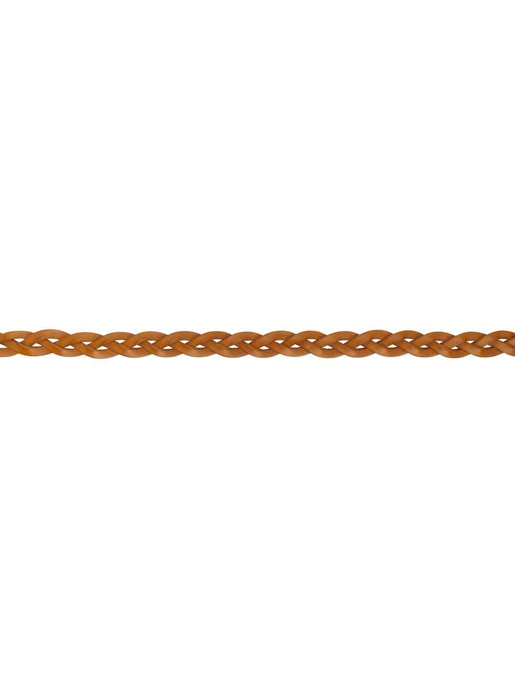Tan 2 CM Braided Belt - 2