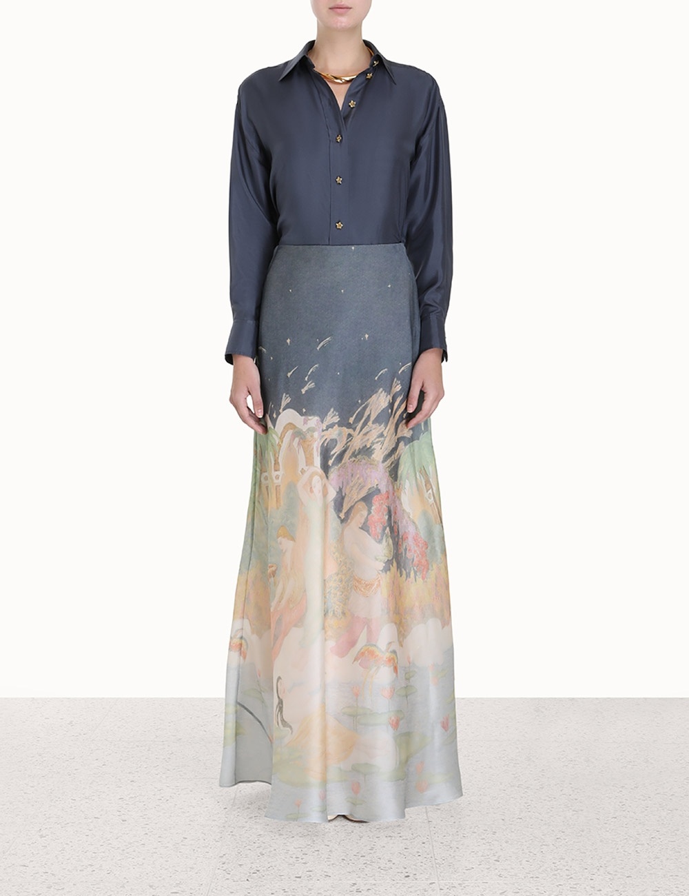 LYRICAL BIAS FLARE SKIRT - 7