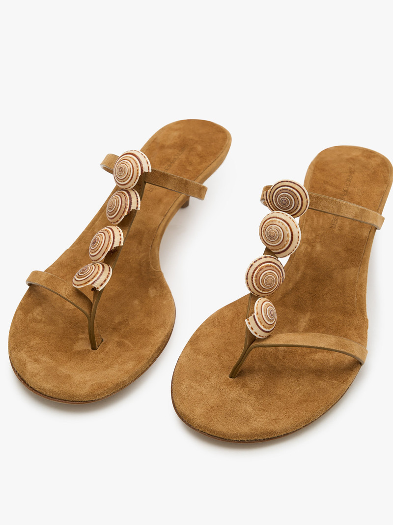 Sundial Seashell Kitten Heel 4