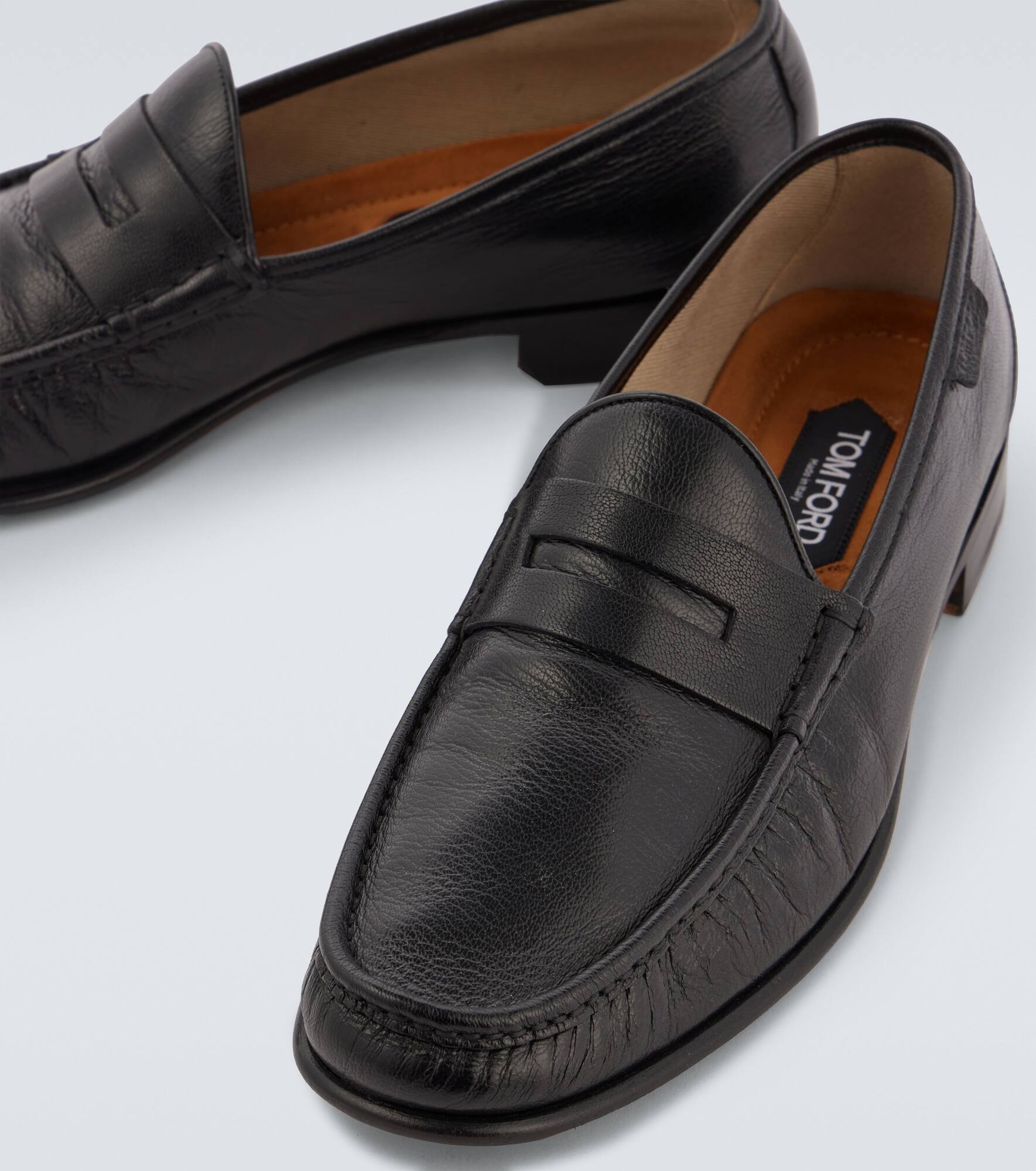 York leather penny loafers - 3