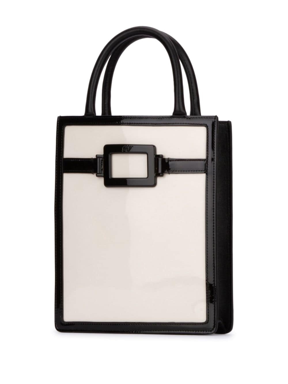 leather tote bag - 3