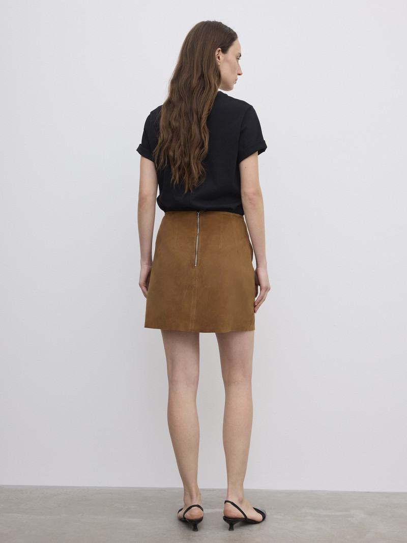 Suede Mini Skirt 3