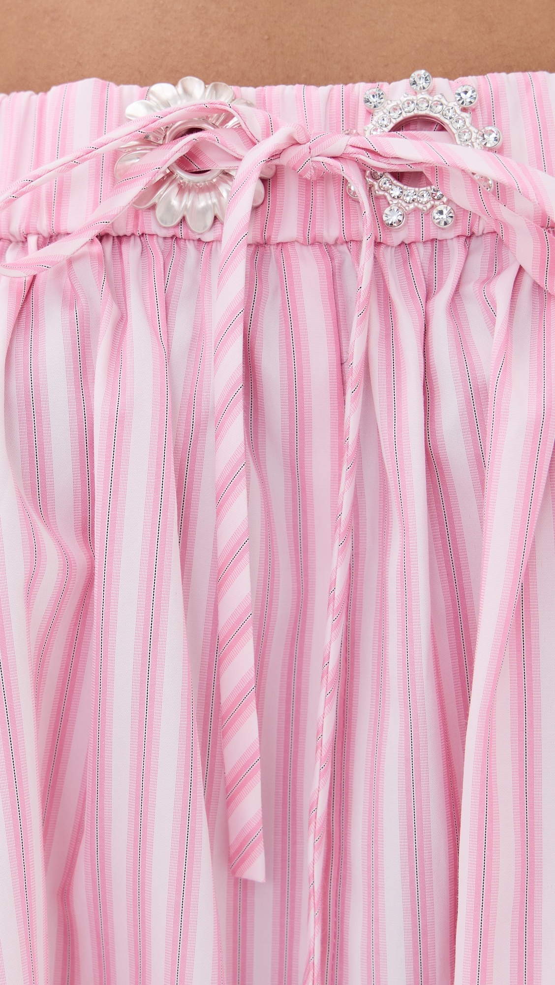 Crystal Grommet Poplin Mini Dress - 5