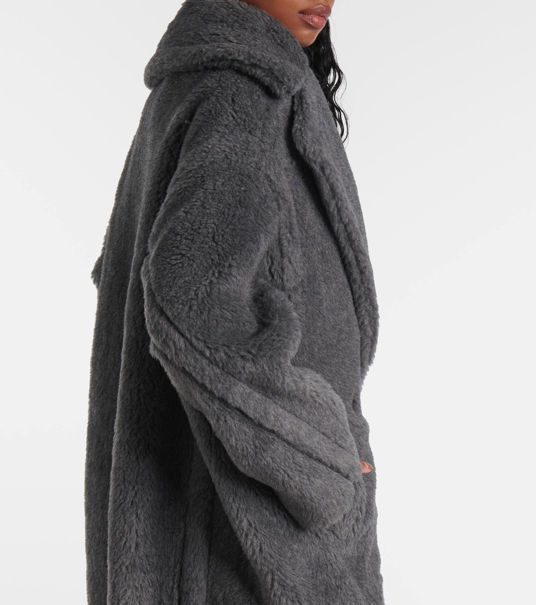 Teddy Bear Icon wool and silk-blend teddy coat - 5