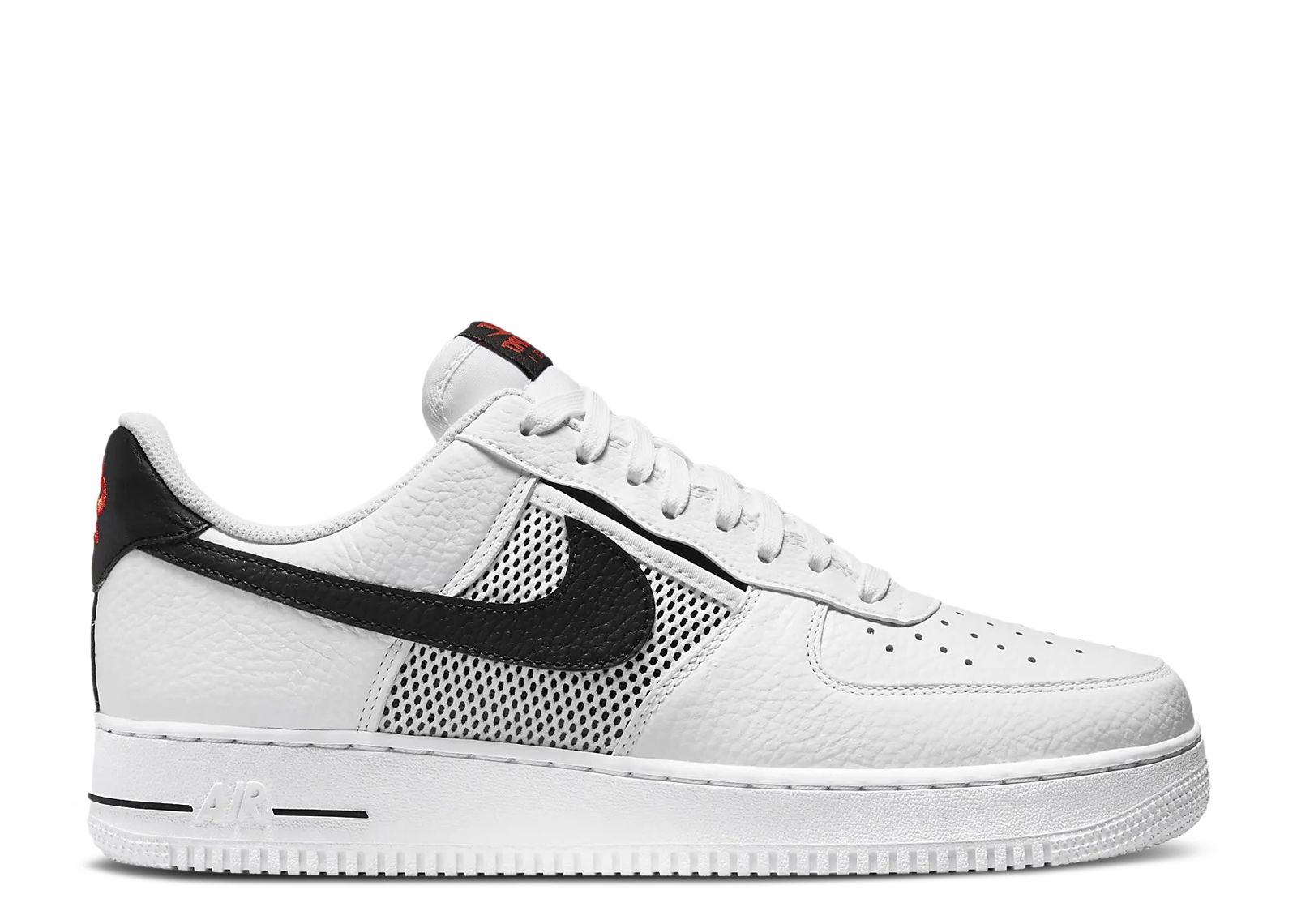 AIR FORCE 1 '07 LV8 'MESH POCKET - WHITE BLACK' - 1