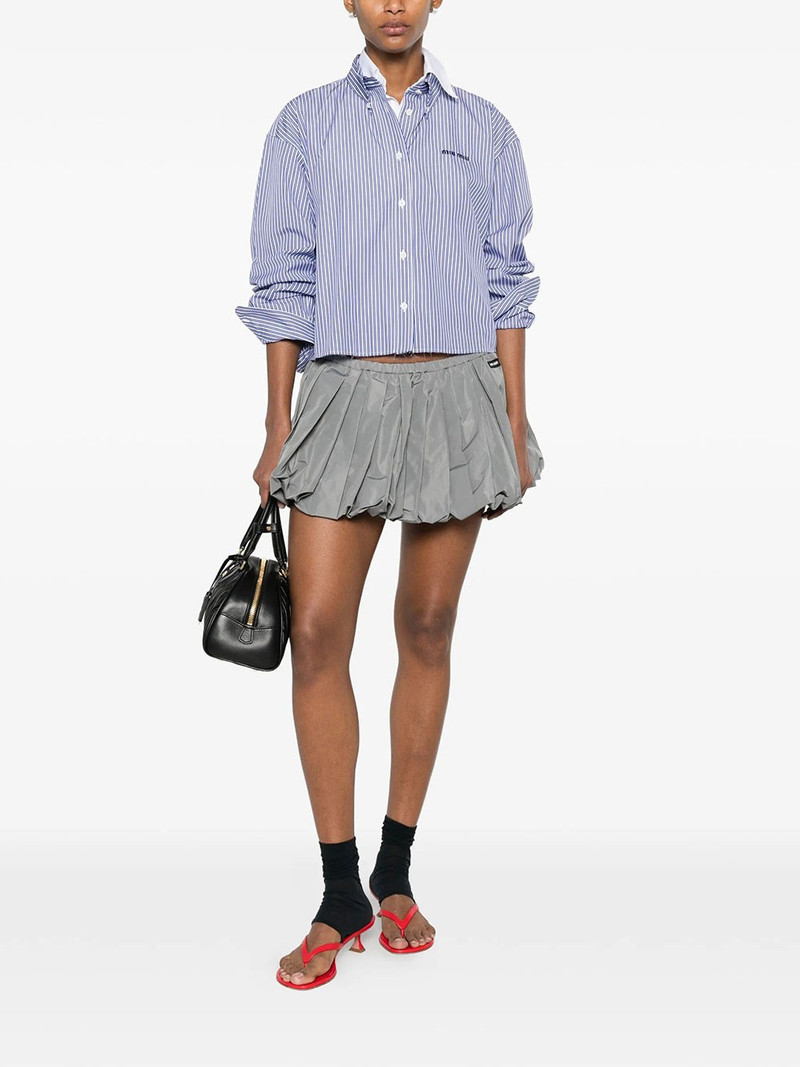 Miu Miu MICRO PINSTRIPE POPLIN SHIRT outlook