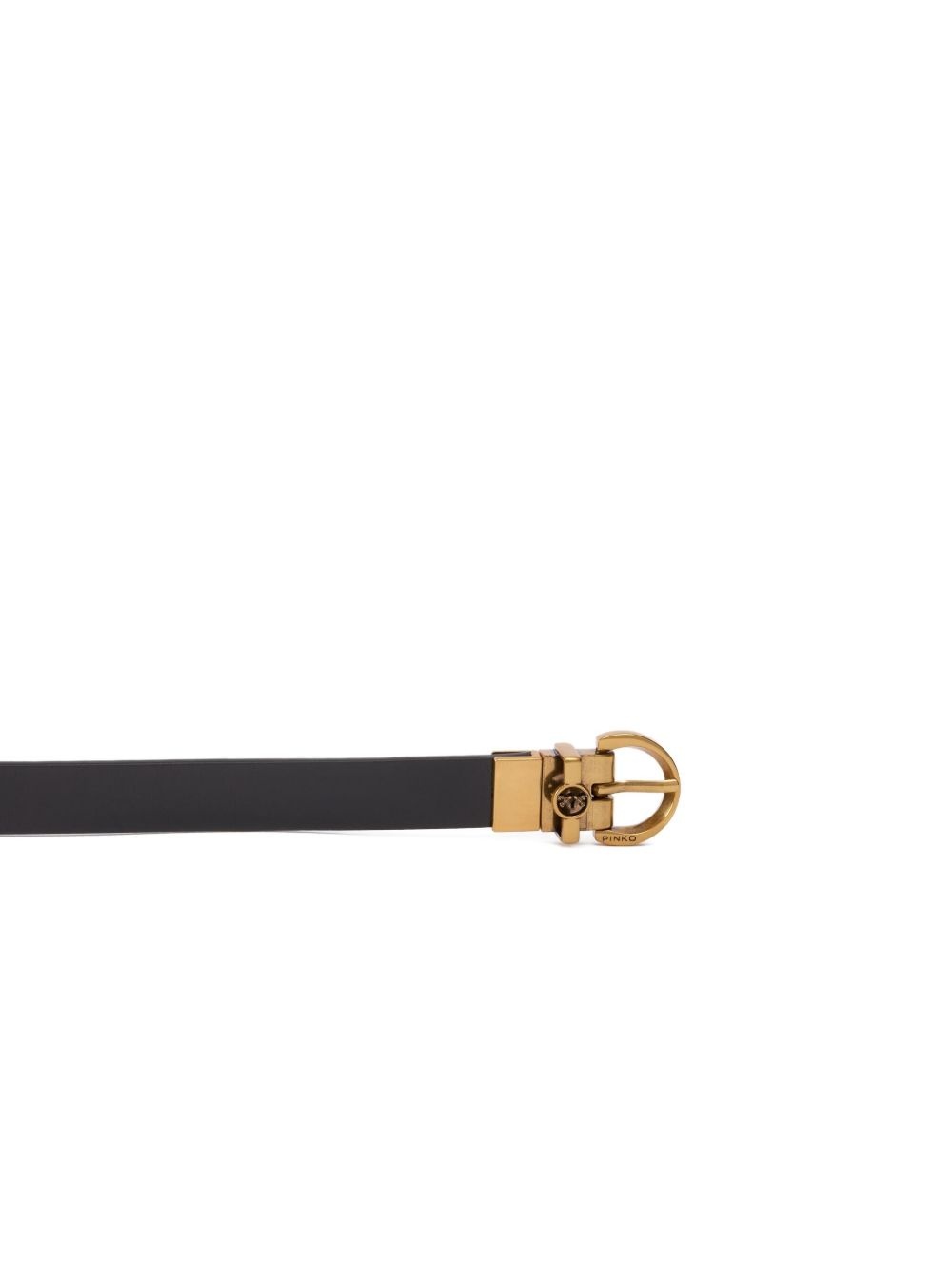 logo-buckle belt - 5