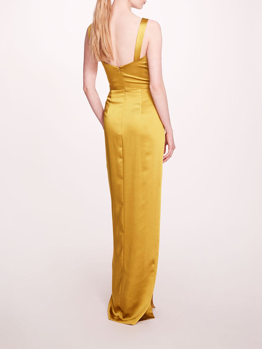 SATIN BUSTIER GOWN - 2