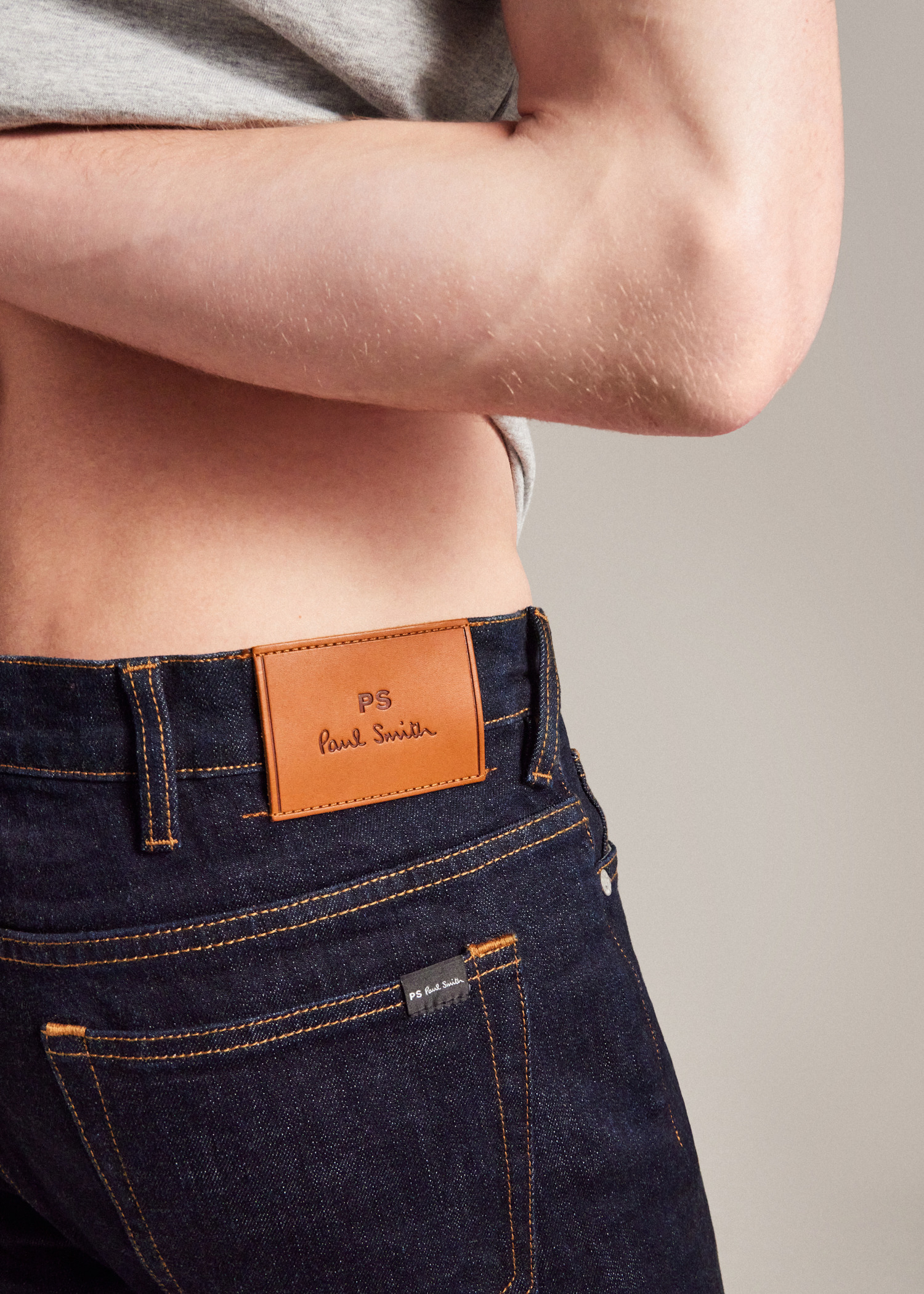 Slim-Fit 'Crosshatch Stretch' Jeans - 6