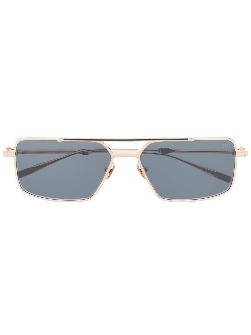 Rockstud pilot-frame sunglasses - 1