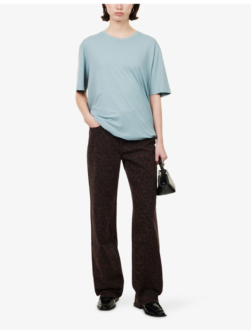 rag & bone Classic Logo-Embroidered Jersey T-Shirt outlook