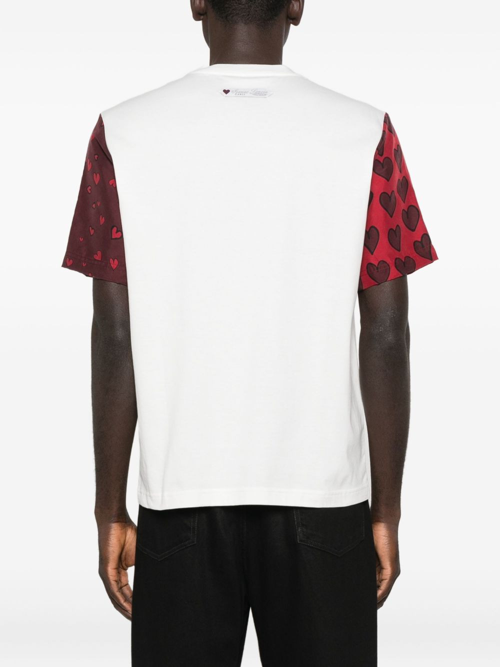 heart-print T-shirt - 3