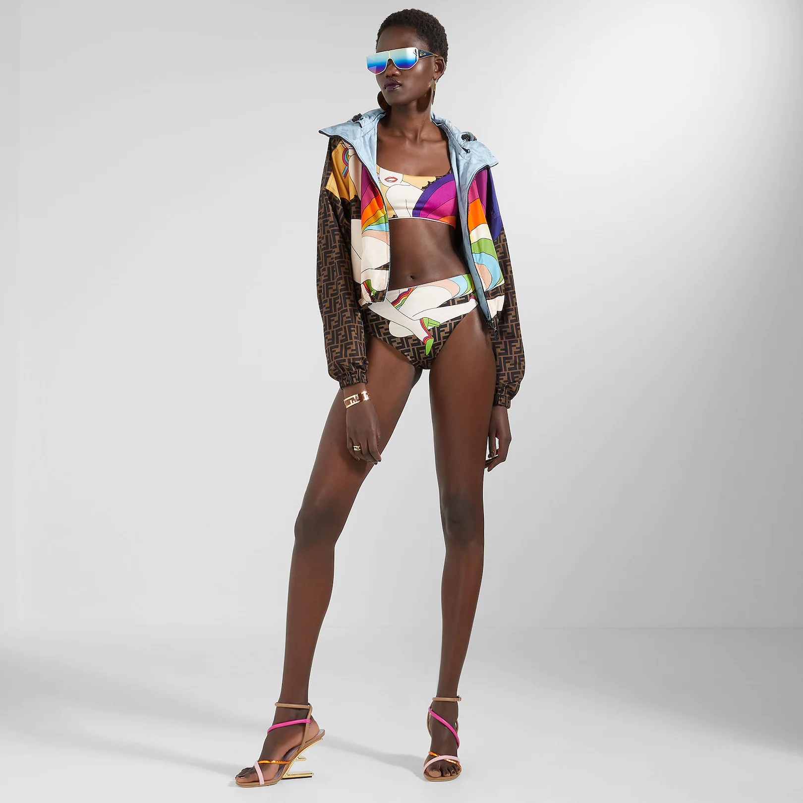 Multicolor Lycra® bikini - 4