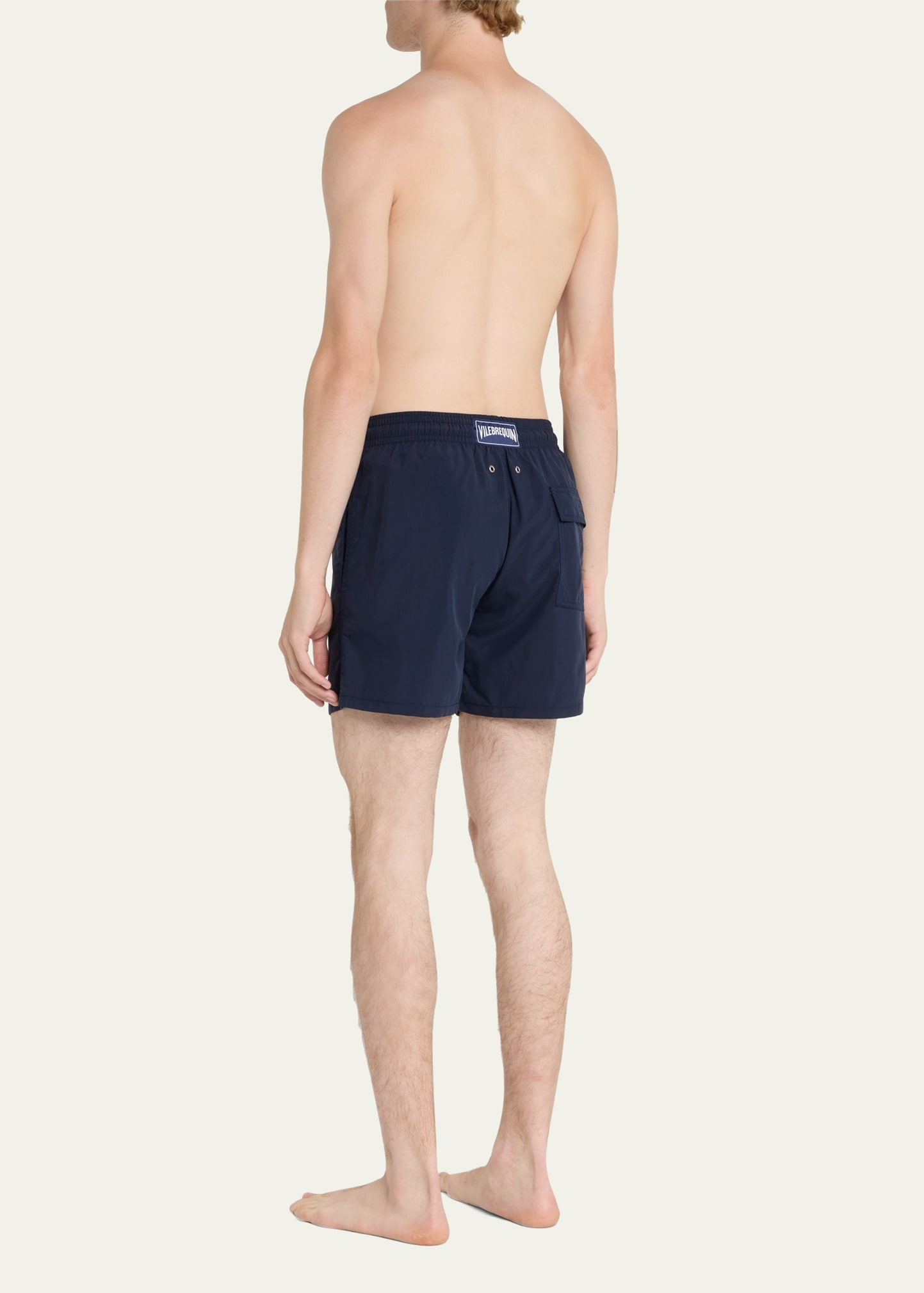 Men's Solid Swim Shorts - 3